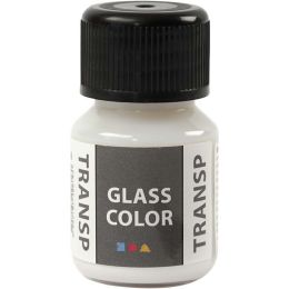 Glass Color transparent Weiss, 30ml Glas