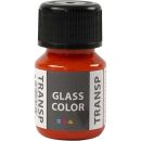 Glass Color transparent Orange, 30ml Glas