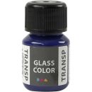Glass Color transparent Brillantblau, 30ml Glas