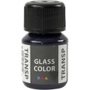 Glass Color transparent Marineblau, 30ml Glas