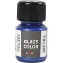 Glass Color Metal Blau, 30ml Glas