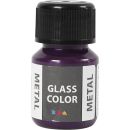 Glass Color Metal Violett, 30ml Glas