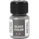 Glass Color Metal Silber, 30ml Glas