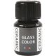 Ceramic Farbe Schwarz deckend, 30ml Glas