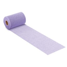 CREApop® Jute Netz 17cm x 15m lavendel, 1Rolle