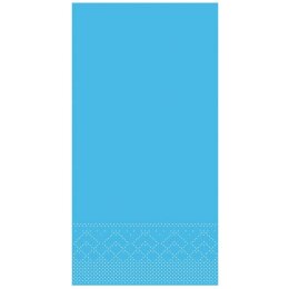 Mank ServietteTissuewatte hellblau 3 lagig, 33x33cm, 1/8 Falz, 100 Stück