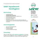 Sanit Aqua Decon Handhygiene, 500ml Flasche