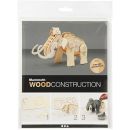3D Holzpuzzle Mammut 1 St&uuml;ck