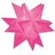 Ursus Aurelio Stern Set Transparentpapier pink 20 x 20m 115g, 33Blatt