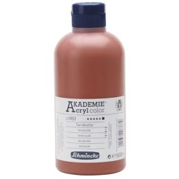 Schmincke Akademie Acrylfarbe Opak Terrakotta, 500ml