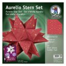 Ursus Aurelio Stern Set Sternchen rot 20 x 20cm 120g, 33Blatt