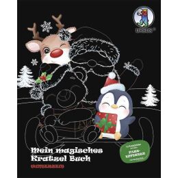 Ursus Magisches Kratzel-Buch Winterzeit, 1 Set
