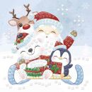Ursus Moosgummi Mosaik "Glitter Santas...