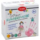 Viva Decor KIDS Gitzer Fingerfarbe 4-er Set