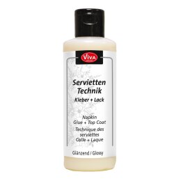 Viva Decor Servietten Technik Lack + Leim Seidenmatt, 82ml
