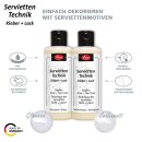 Viva Decor Servietten Technik Lack + Leim Seidenmatt, 82ml