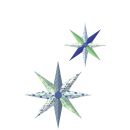 Ursus Paper Stars Ice, 1 Set