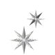 Ursus Paper Stars Silver Charm, 1 Set
