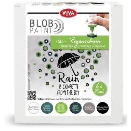 Viva Decor Blob Paint FarbSet Regenschrim, 6 x 90ml