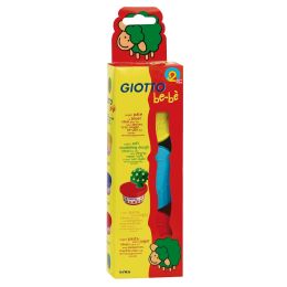 Super-Modelliermasse GIOTTO be-be, Packung mit 3 Stück a 100g, gelb, blau, rot
