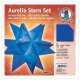 Ursus Aurelio Stern Set Transparentpapier dunkelblau 20 x 20m 115g, 33Blatt