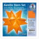 Ursus Aurelio Stern Set Transparentpapier orange 15 x 15cm 115g, 33Blatt