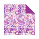 Ursus Faltblätter Florentine FLOWER POWER violett...