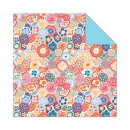 Ursus Faltblätter Florentine FLOWER POWER blau 80g...