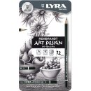 Lyra Bleistift 669 ART DESIGN, Metalletui mit 12...