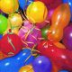 P + D Serviette, Colourful ballloons, 3 lagig, 33x33cm, 1/4 Falz