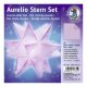Ursus Aurelio Stern Set Transparentpapier lila 15 x 15cm 115g, 33Blatt