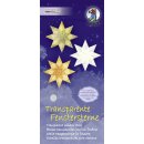 Ursus Transparente Fenstersterne 9 x 20cm 115g Motiv 1,...