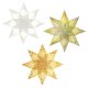Ursus Transparente Fenstersterne 9 x 20cm 115g Motiv 1, 80Blatt