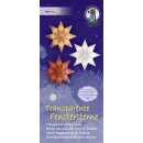 Ursus Transparente Fenstersterne 9 x 20cm 115g Motiv 3,...