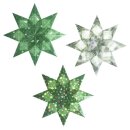 Ursus Transparente Fenstersterne 9 x 20cm 115g Motiv 7,...