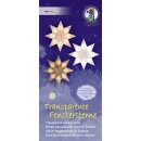 Ursus Transparente Fenstersterne 9 x 20cm 115g Motiv 8,...