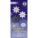 Ursus Transparente Fenstersterne 9 x 20cm 115g Motiv 9,...