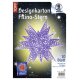 Ursus Designkarton FILINO - Stern Starlight lavendel, 1 Set