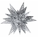 Ursus Designkarton FILINO - Stern Starlight silber, 1 Set