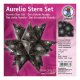 Ursus Aurelio Stern Set Spiralornamente schwarz Transparentpapier 14,8 x 14,8cm 115g, 33Blatt