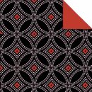 Ursus Aurelio Stern Set GALA schwarz / rosa / rot 10 x 10cm 80g, 33 Blatt