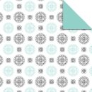 Ursus Aurelio Stern Set JADE weiß / schwarz/ türkis / 10 x 10cm 80g, 33 Blatt