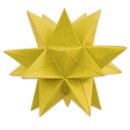 Ursus Aurelio Stern Set CRUSH PAPER dunkelgelb 15 x 15cm...