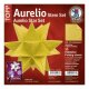 Ursus Aurelio Stern Set CRUSH PAPER dunkelgelb 15 x 15cm 120g, 33 Blatt
