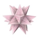 Ursus Aurelio Stern Set CRUSH PAPER rosa 15 x 15cm 120g, 33 Blatt