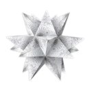 Ursus Aurelio Stern Set SPIRALORNAMENTE weiss Transparentpapier 14,8 x 14,8cm 115g, 33Blatt