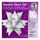 Ursus Aurelio Stern Set SPIRALORNAMENTE weiss Transparentpapier 14,8 x 14,8cm 115g, 33Blatt