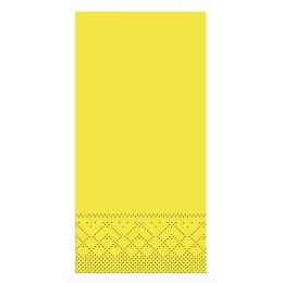 Mank Serviette Tissuewatte gelb 3 lagig, 33x33cm, 1/8 Falz, 100 Stück