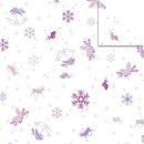 Ursus Aurelio Stern Set CLASSIC CHRISTMAS flieder / brombeer 14,8 x 14,8cm 115g, 33 Blatt