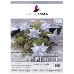 Marpa Jansen Fröbelsterne Transparentpapier, MILCHSTRASSE,115g, 60 Stück